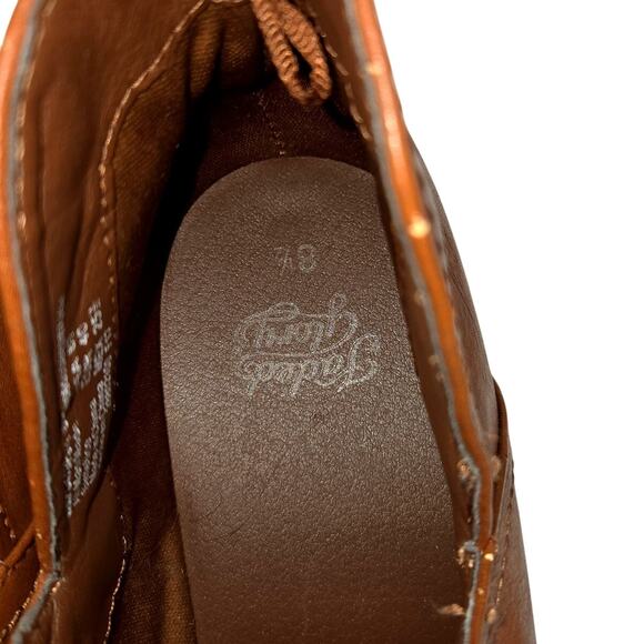 Faded Glory 8.5 Women's Shoes Brown Closed Toe Ankle Boots Booties 8 1/2 - Picture 4 of 6